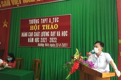 TRƯỜNG THPT A TÚC "HỘI THẢO NÂNG CAO CHẤT LƯỢNG DẠY HỌC Ở TRƯỜNG VÙNG KHÓ".